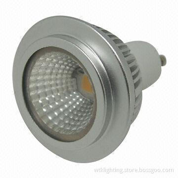 3W/GU10/24V/60&deg 50,000-hour COB LED Spotlight, 2,700-7,000K Color Temperature, CE, RoHS Marks